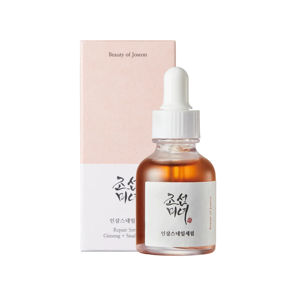 Ginseng Repair Serum de chez Beauty of Joseon - Photo avec boite