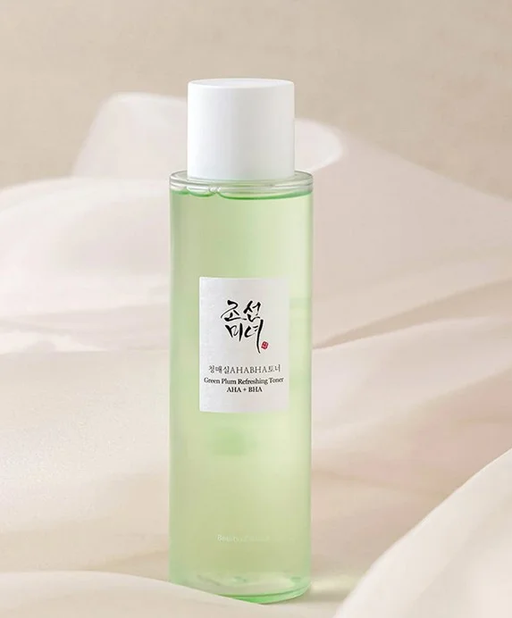 Refreshing Toner: Green Plum + AHA + BHA de chez Beauty of Joseon