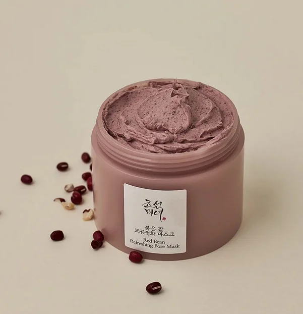 Red Bean Refreshing Pore Mask de chez Beauty of Joseon - Photo présentation texture