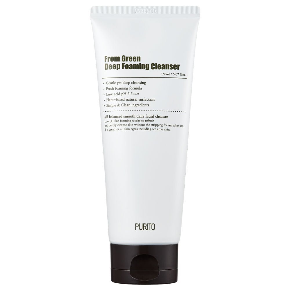 From Green Deep Foaming Cleanser de chez Purito