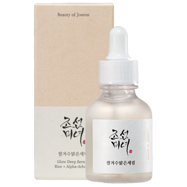 Serum Glow Deep Serum Rice and Alpha-Arbutin Beauty Of Joseon - Photo avec Boite