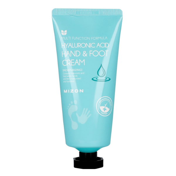 Hyaluronic Acid Hand & Foot Cream de chez Mizon - Photo sur fond blanc