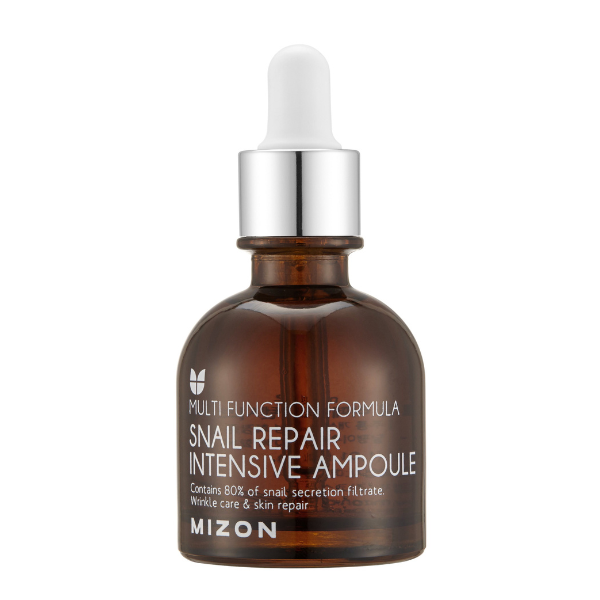 Snail Repair Intensive Ampoule de chez Mizon - Photo sur fond blanc