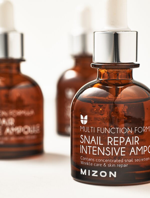 Snail Repair Intensive Ampoule de chez Mizon - Photo illustration