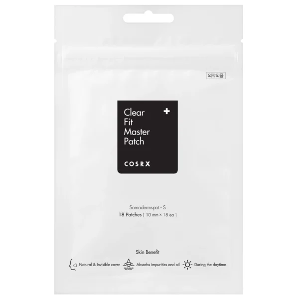 Clear Fit Master Patch - 18 patches de COSRX - image sur fond blanc