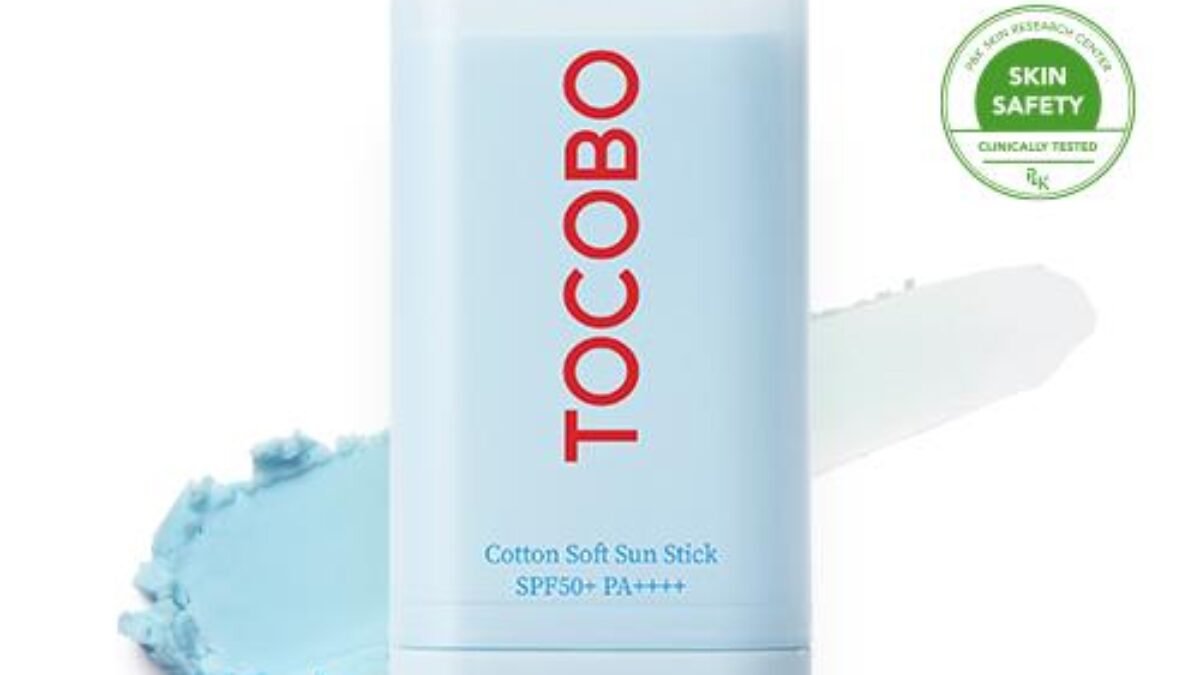 Stick Solaire Tocobo SPF50+ PA++++ - Texture Coton Doux - 19g - Protection Quotidienne