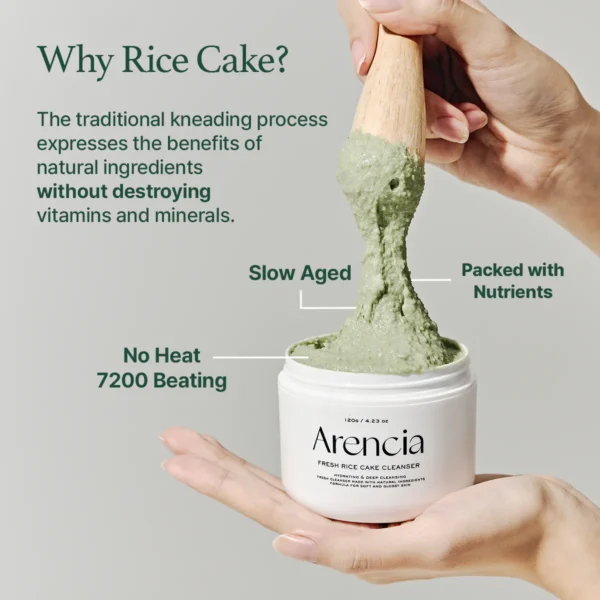 Arencia - Fresh Green Rice Mochi Cleanser - 120ml – Image 3