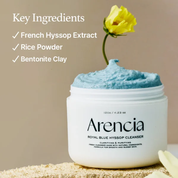 Arencia - Nettoyant Fresh Blue Hyssop Rice Mochi - 120ml – Image 5