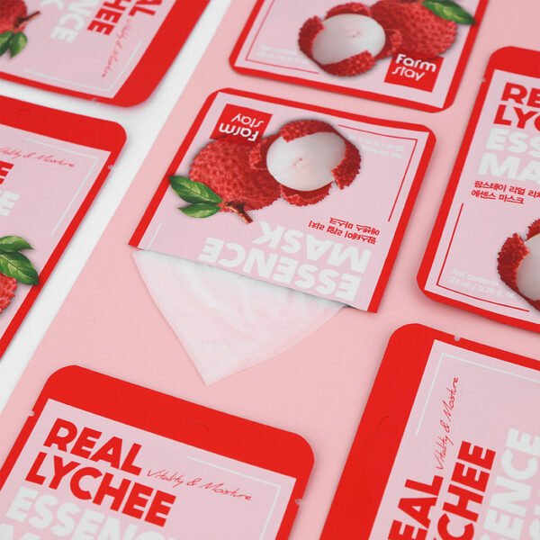 Farm Stay – Real Lychee Essence Mask – 1p – Image 3