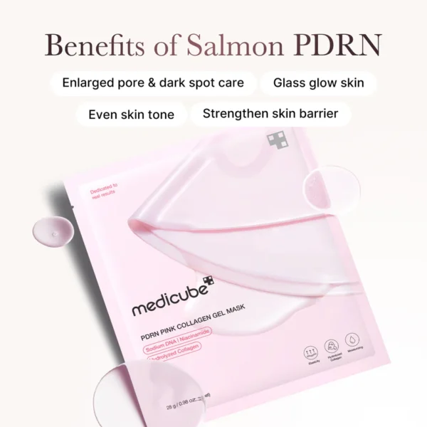 Medicube - PDRN Pink Collagen Gel Mask - 1p – Image 5