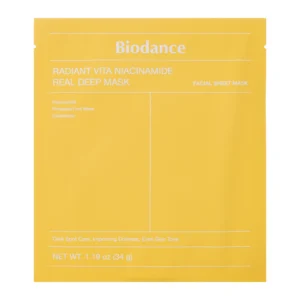 Biodance – Radiant Vita Niacinamide Real Deep Mask – 1p