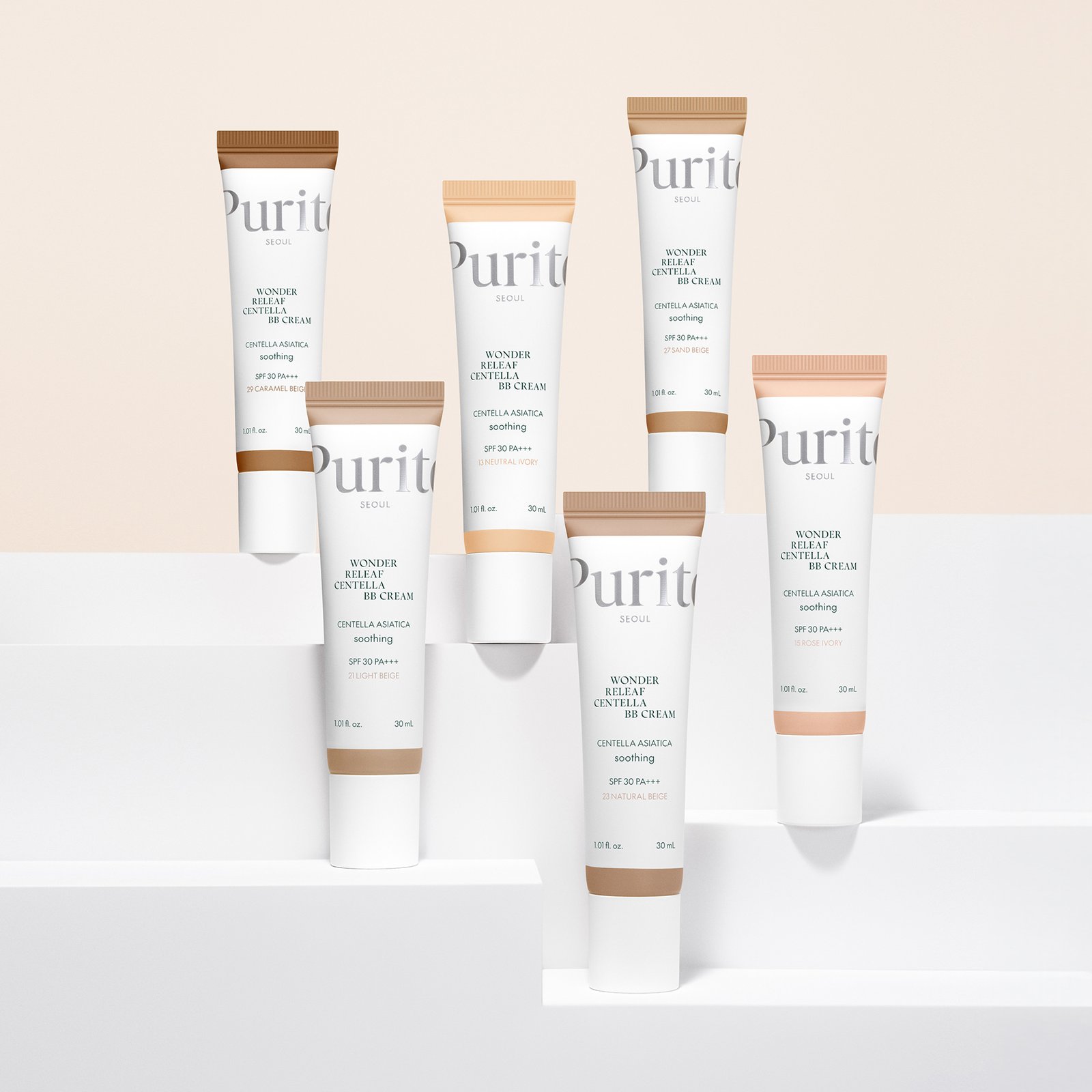 Purito Seoul – Wonder Releaf Centella BB Cream #29 Caramel Beige – 30ml – Image 3